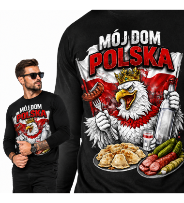 LONGSLEEVE PATRIOTYCZNY Mój Dom Polska
